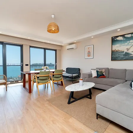 Luxury 2-bedroom Bosphorus View With Private Parking